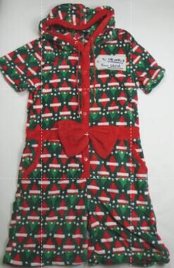 Blizzard Bay Santa Hat men's Ugly Christmas Romper, small, NEW